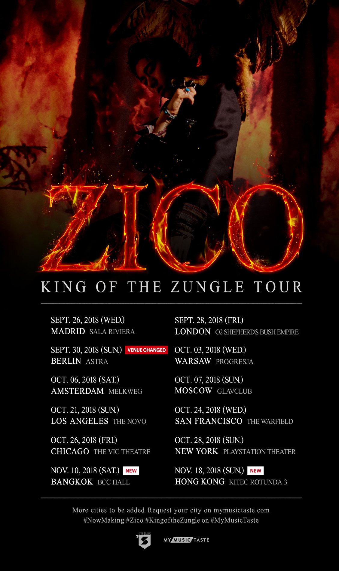 Zico King of the Zungle Tour – WITH MY MUSIC TASTE