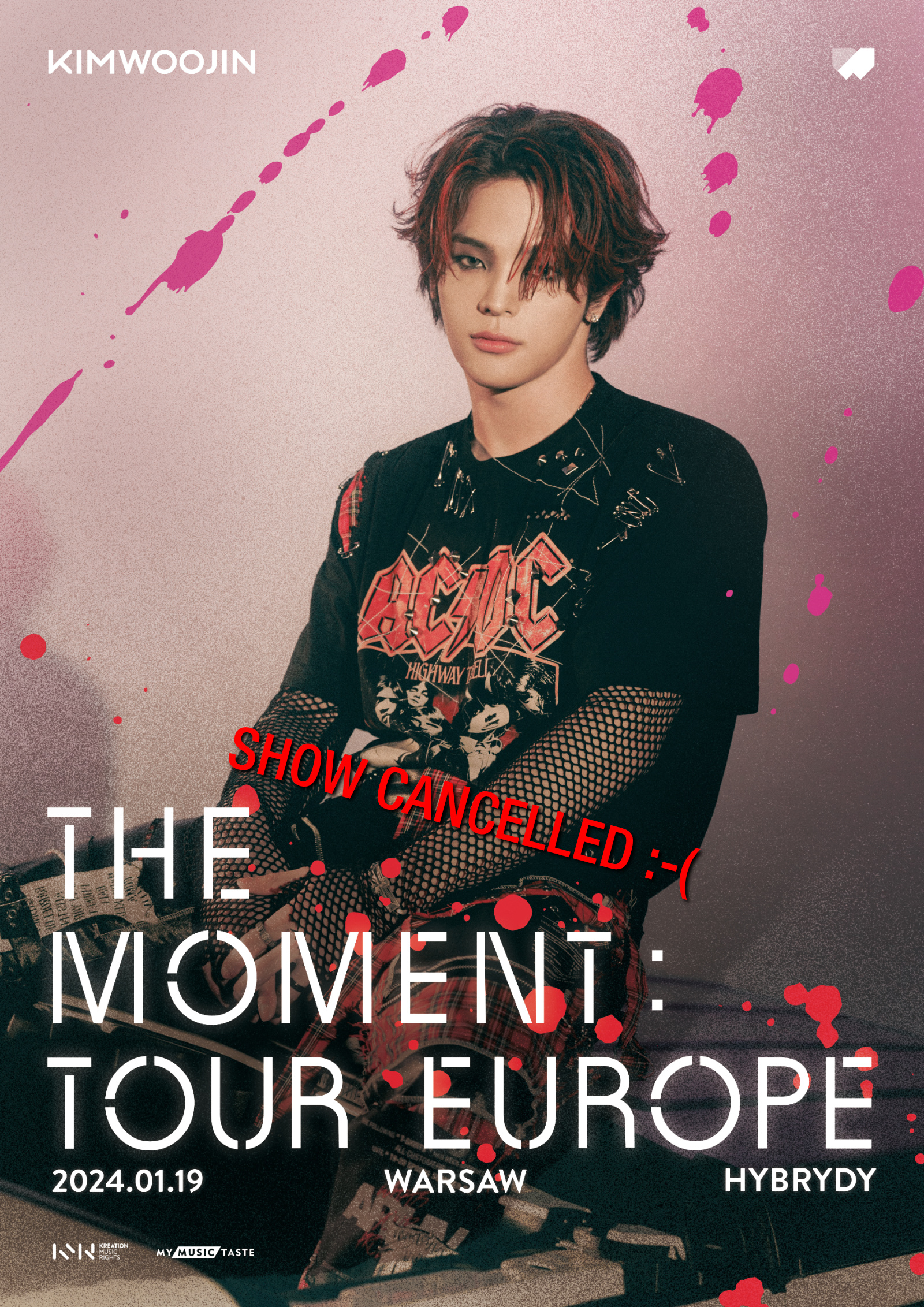 [CANCELLED] MY MUSIC TASTE PRESENTS:   Kim Woojin THE MOMENT TOUR EUROPE